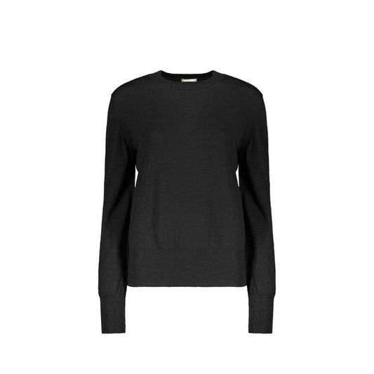 Herno Black Virgin Wool Sweatshirt