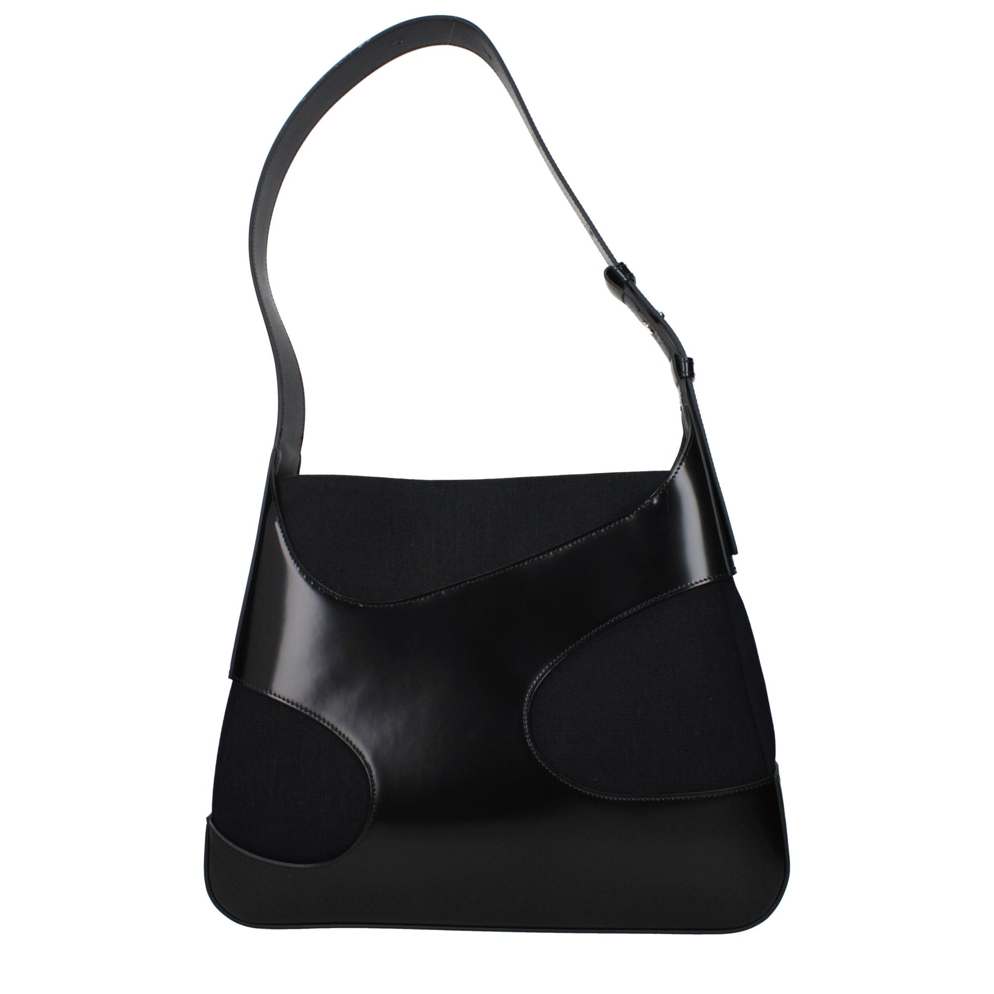 Salvatore Ferragamo Black Fabric Shoulder Bag