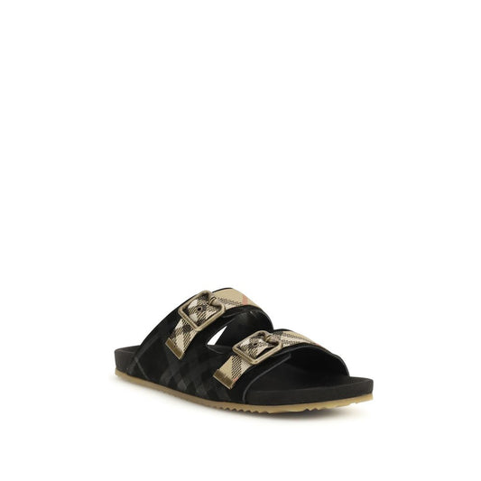 Burberry Multicolor Calf Leather Bos Taurus Sandals