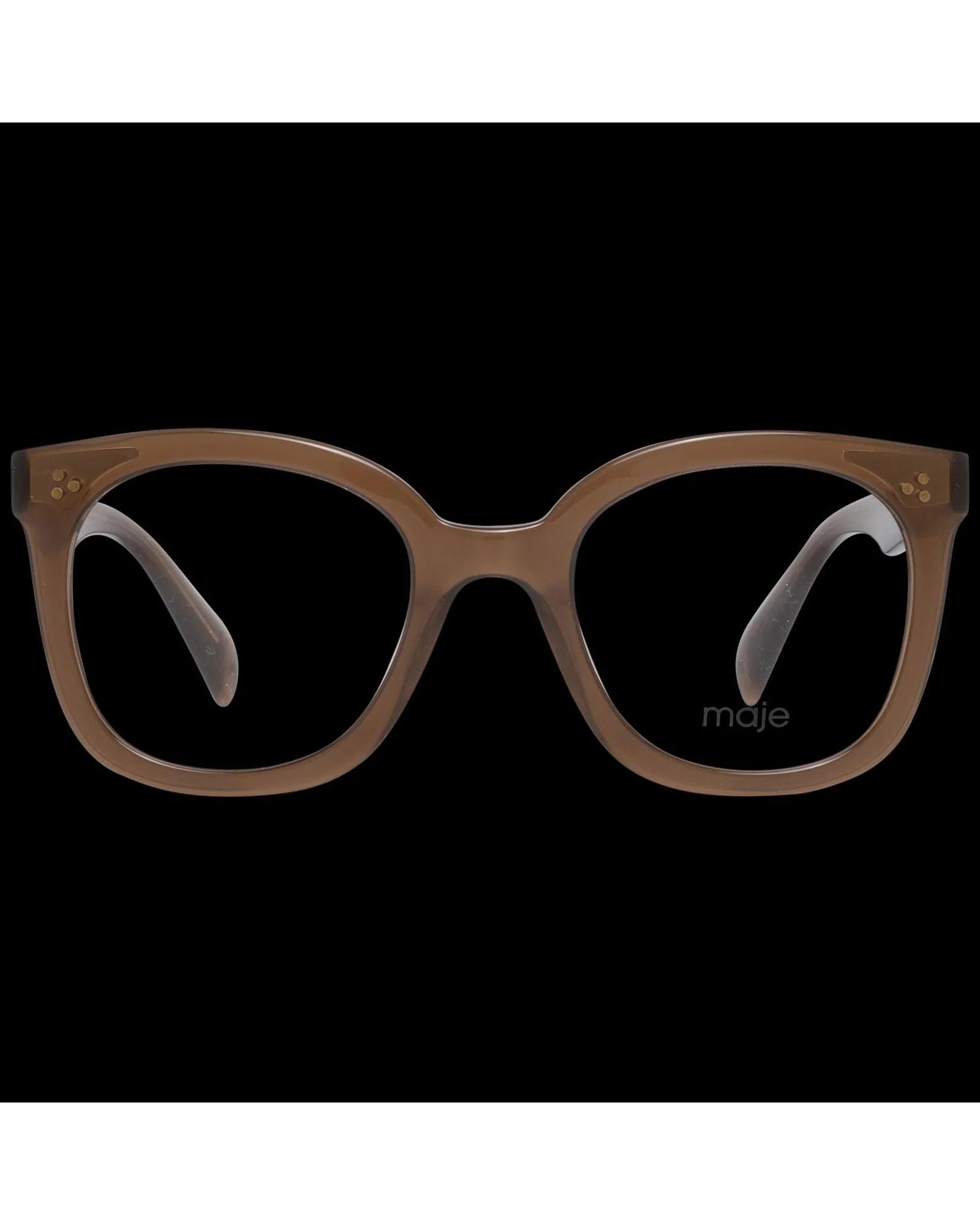 Maje Brown Plastic Glasses (Frames)