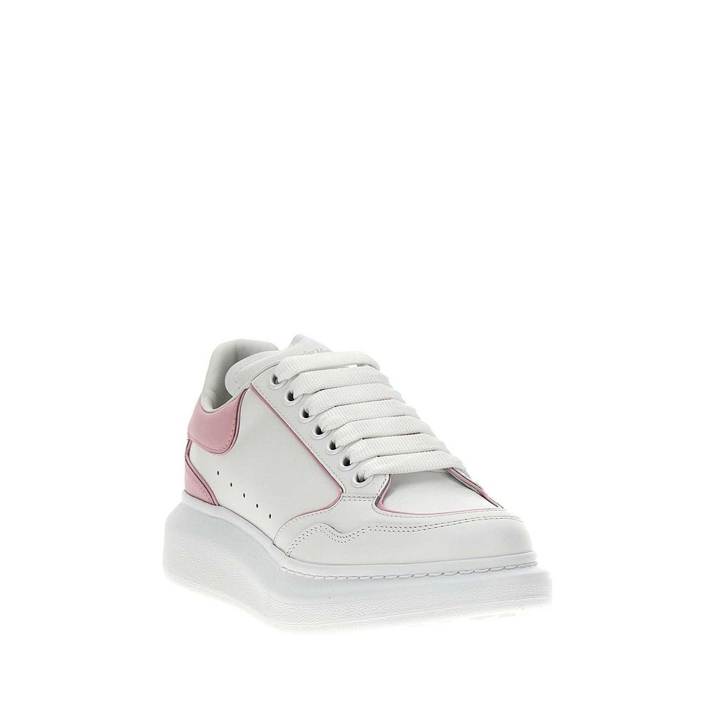 Alexander McQueen White Calfskin Chunky Sneakers