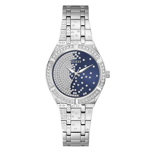 Guess Gray Stainless Steel Dress Watch