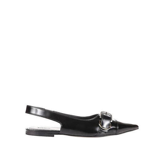 Givenchy Black Calfskin Ballet Flats