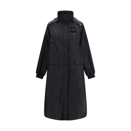 Ganni Black Nylon Coat