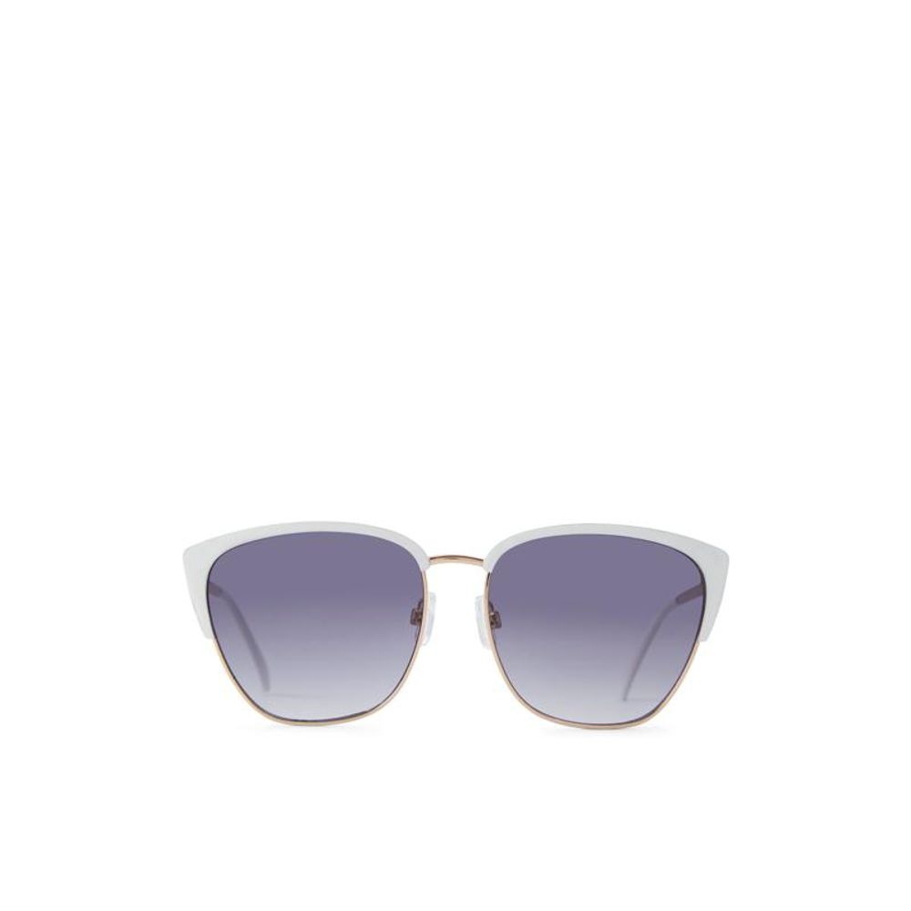 ALDO White Polycarbonate Sunglasses