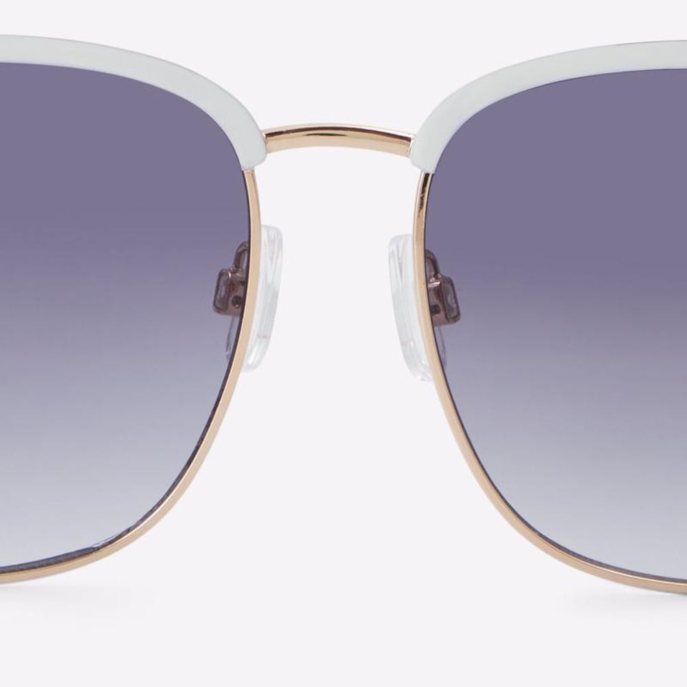 ALDO White Polycarbonate Sunglasses