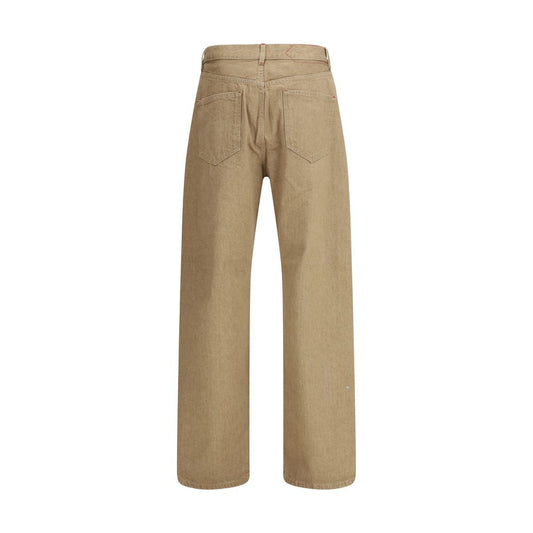 Jacquemus Beige Cotton Straight-Leg Jeans