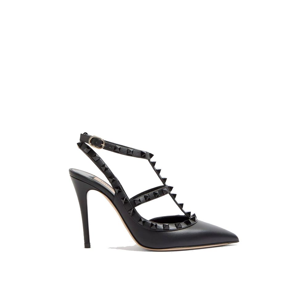 Valentino Garavani Black Calfskin Pumps