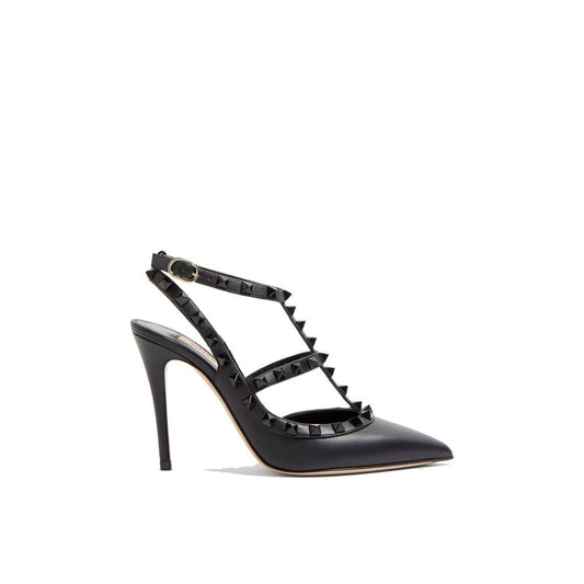 Valentino Garavani Black Calfskin Pumps