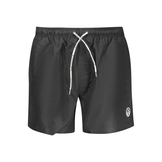 North Sails Black Polyester Men's Swim Boxer