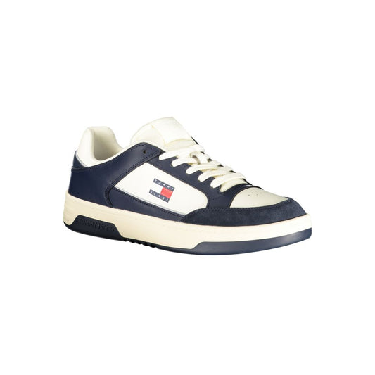 Tommy Hilfiger Bianco Polyurethane Men Sneaker