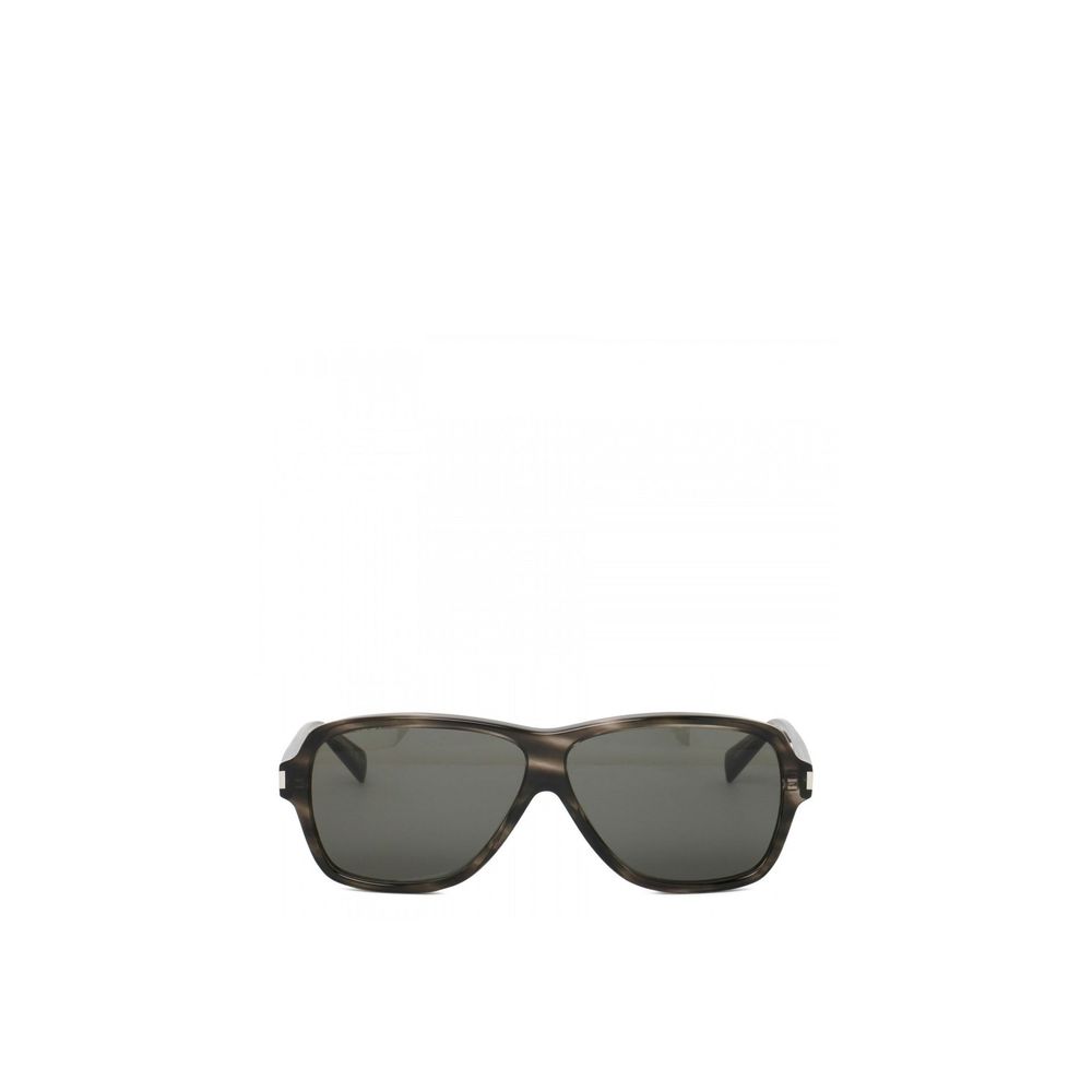 Saint Laurent Gray Acetate Sunglasses