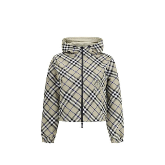 Burberry Gray Polyamide Shell Jacket