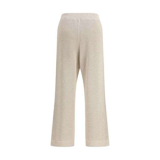 Brunello Cucinelli Beige Cotton Casual Pants