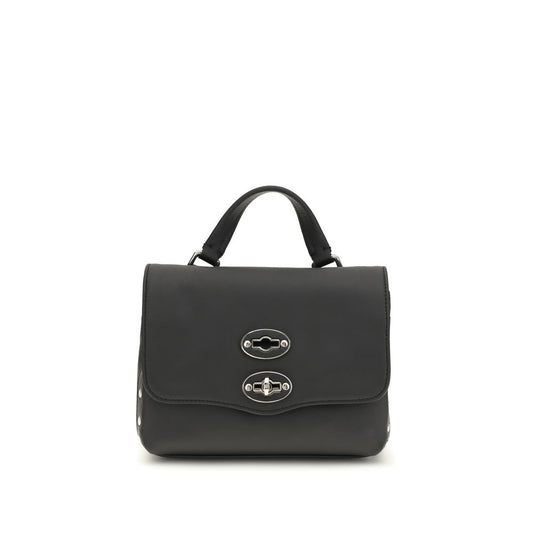 Zanellato Black Calf Leather Bos Taurus Handbag