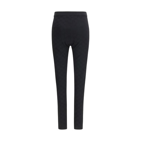 Gucci Black Viscose Leggings
