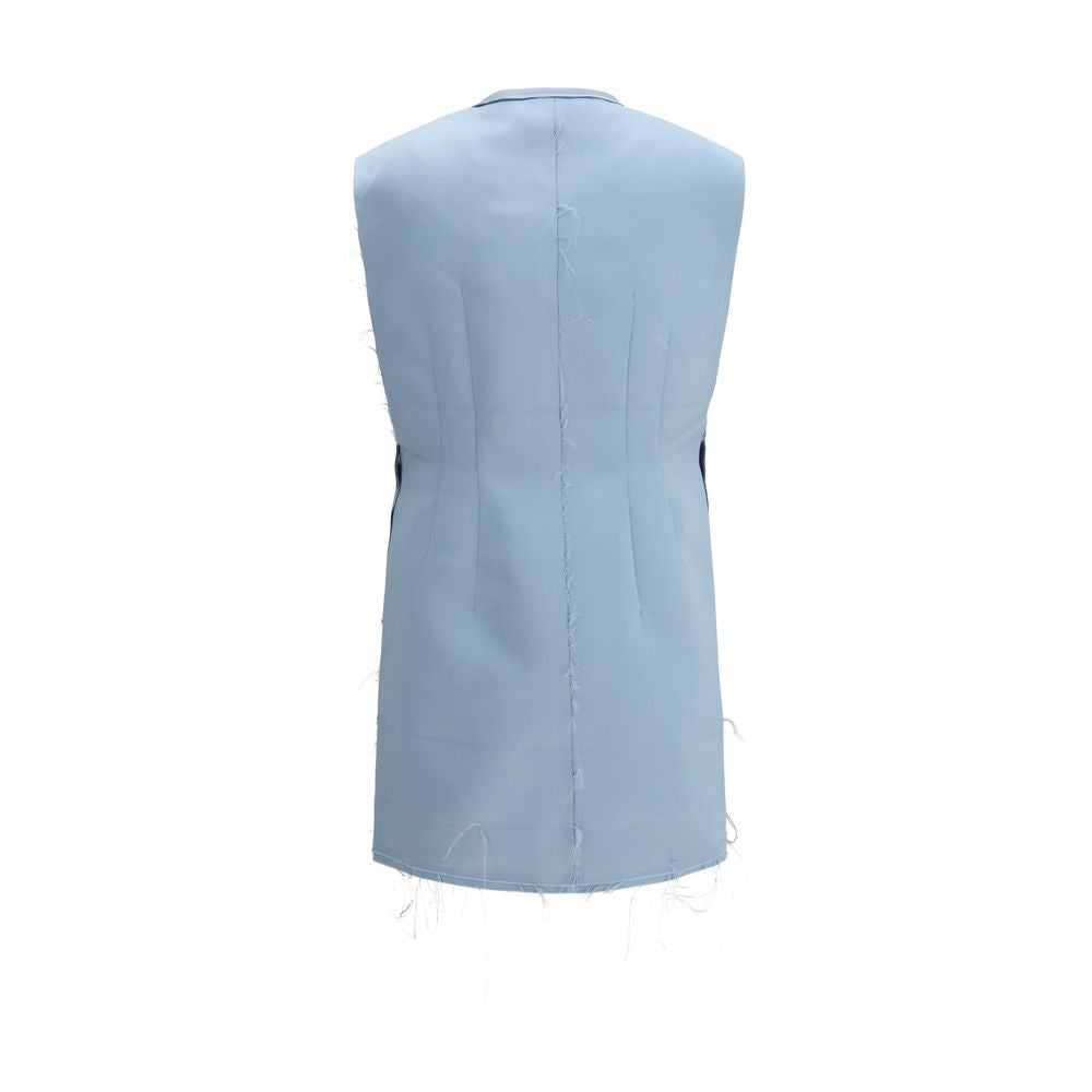 Di Stavnitser Light Blue Polyester Casual Dress