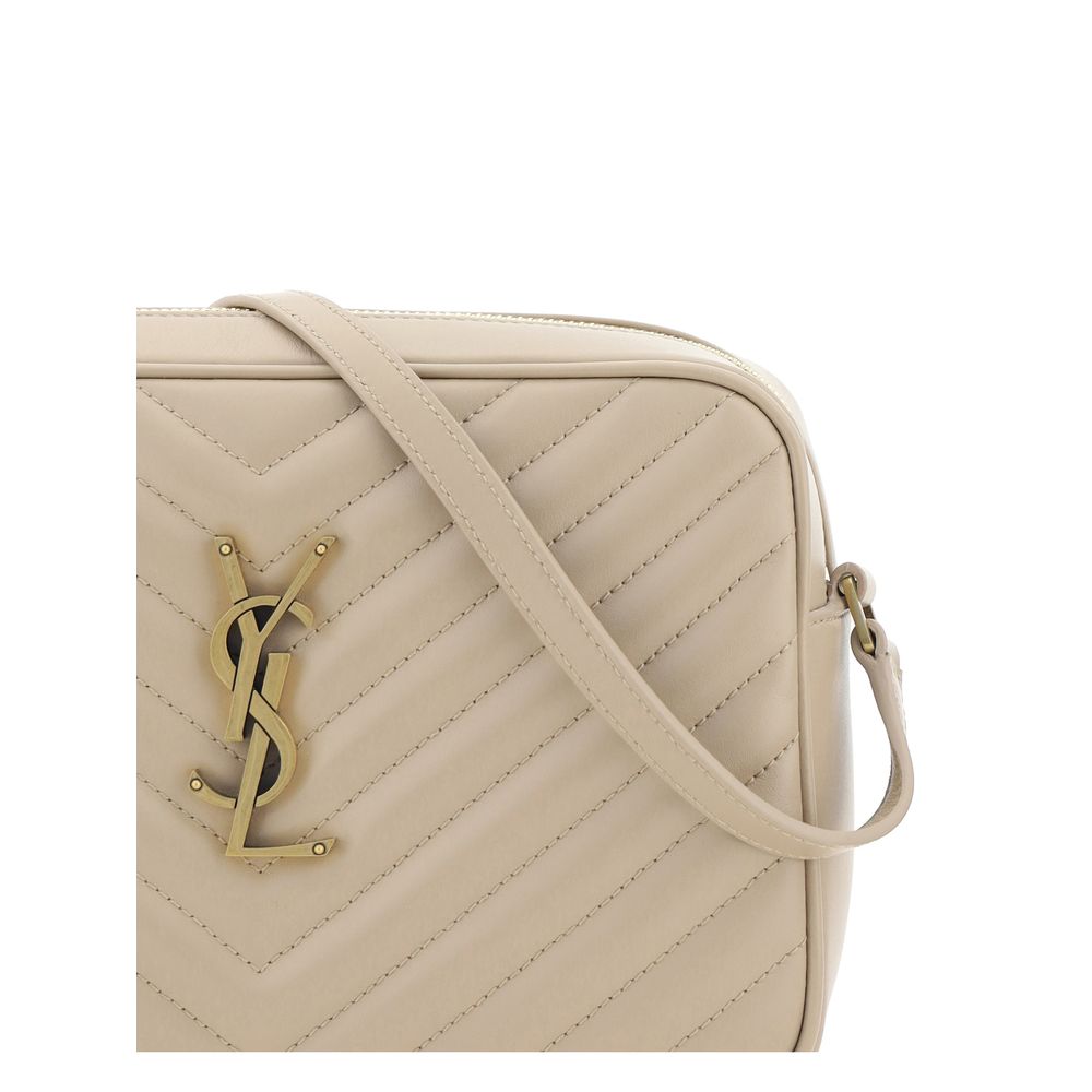 Saint Laurent Beige Calf Leather Bos Taurus Shoulder Bag
