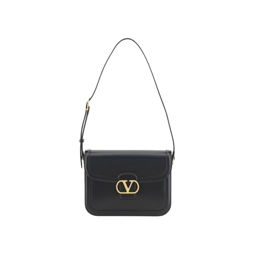 Valentino Garavani Black Calfskin Shoulder Bag
