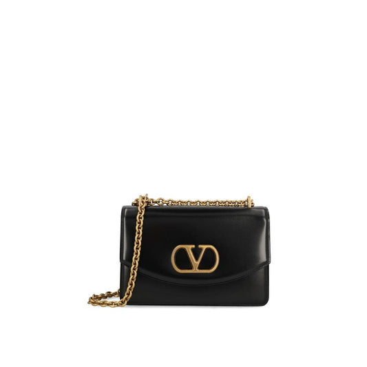 Valentino Garavani Black Calfskin Shoulder Bag