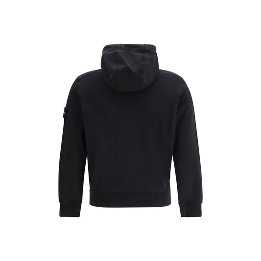 Stone Island Black Cotton Sweatshirt