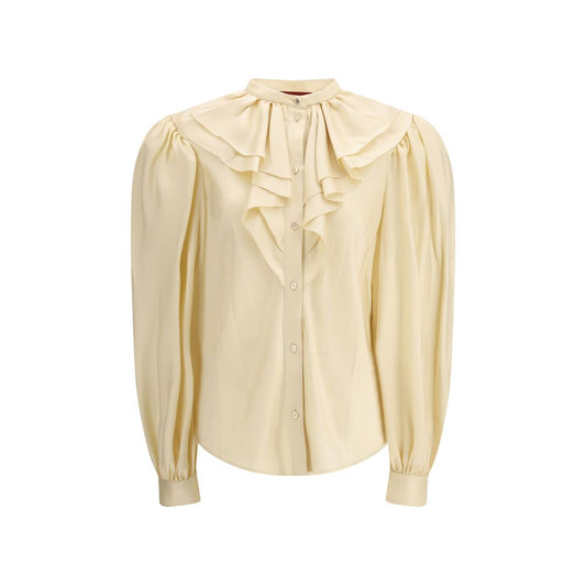 Gucci Beige Silk Shirt - Qutton