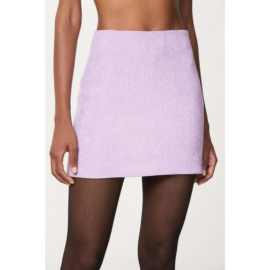 Patrizia Pepe Purple Polyester Mini Skirt