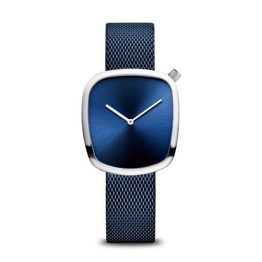 BERING Blue Stainless Steel Dress Watch