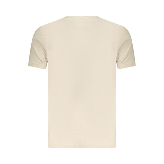 Hugo Boss Beige Cotton Mens T-Shirt