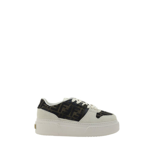 Fendi Brown Rubber Platform Sneakers - Qutton