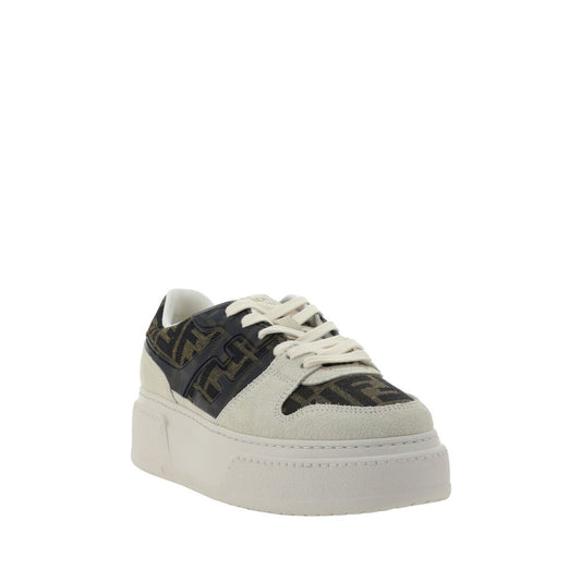 Fendi Brown Rubber Platform Sneakers - Qutton
