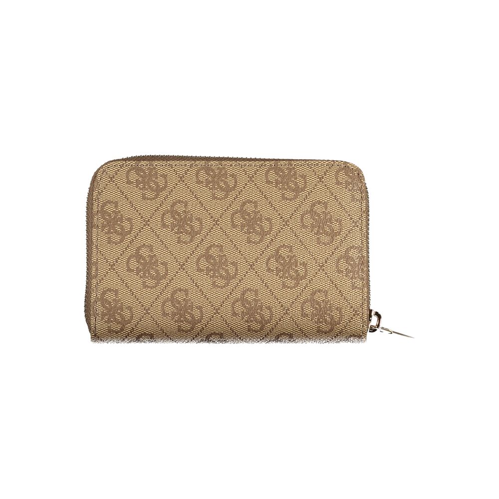 Guess Jeans Beige Polyurethane Women Wallet