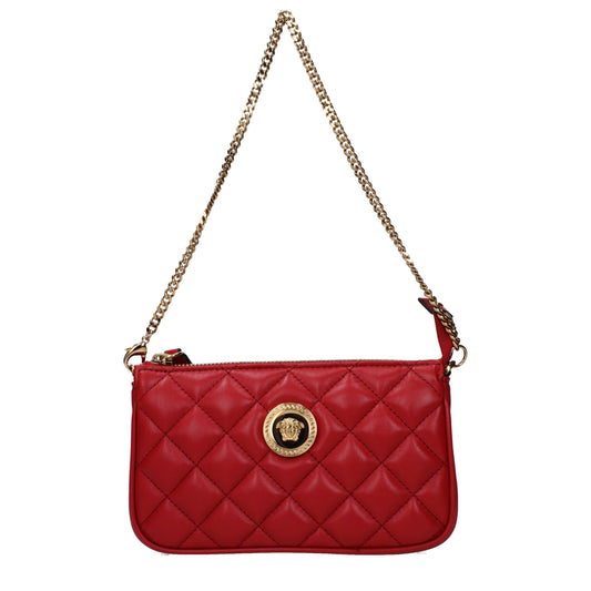 Versace Red Leather Handbag