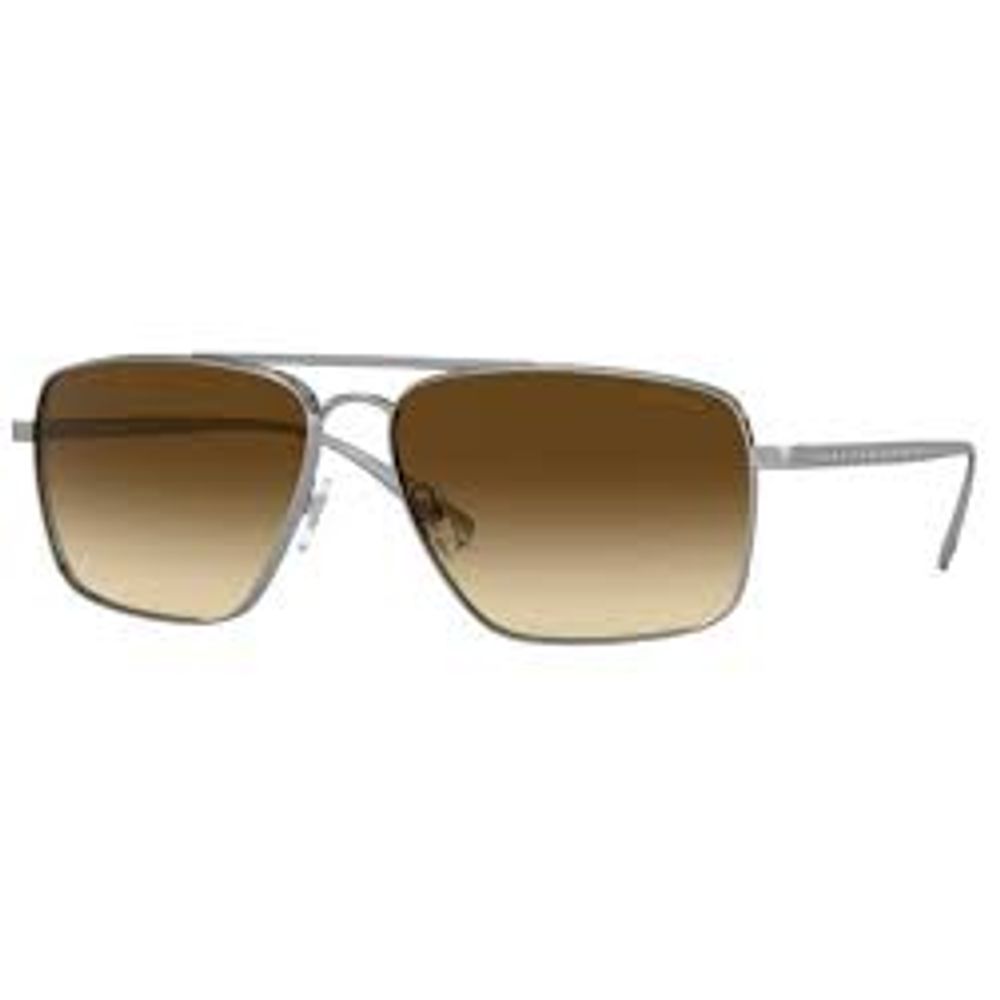 Versace Gray Metal Sunglasses