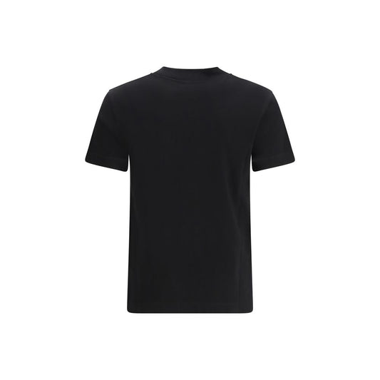 PINKO Black Cotton T-Shirt