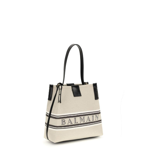 Balmain Beige Cotton Shoulder Bag