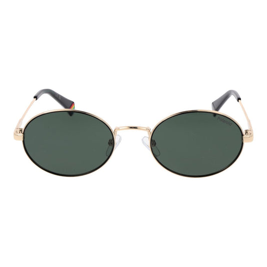 Polaroid Gold Metal Sunglasses