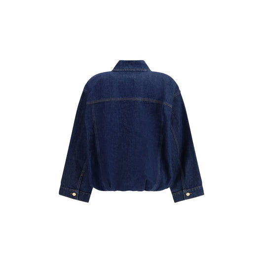 7FOR Blue Cotton Denim Jacket