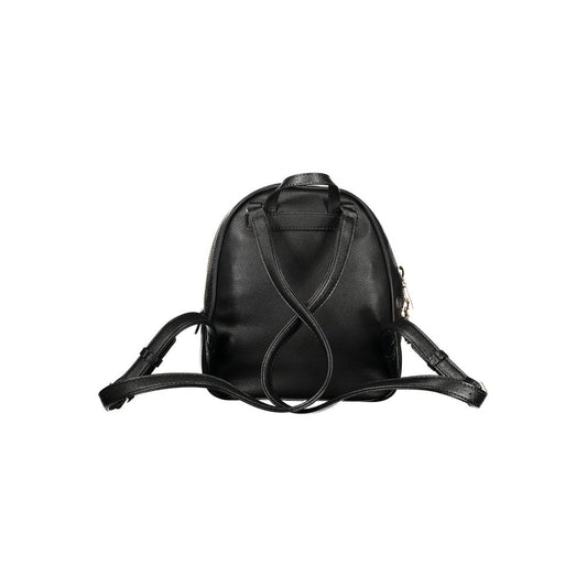 Guess Jeans Nero Poliuretano Women Backpack