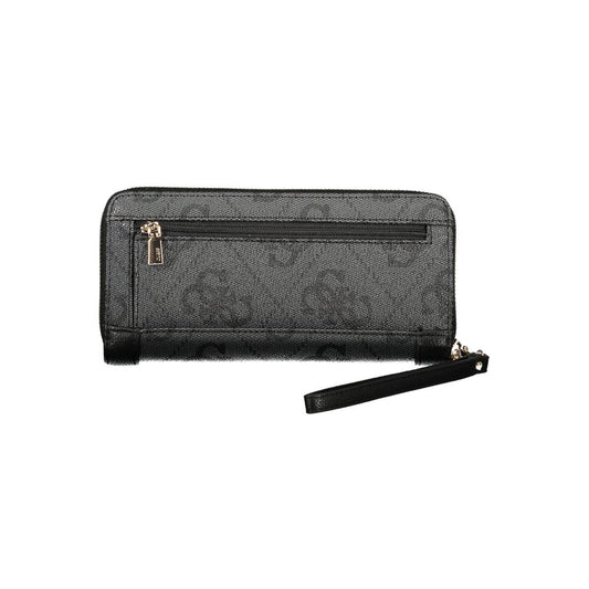 Guess Jeans Black Polyurethane Women Wallet