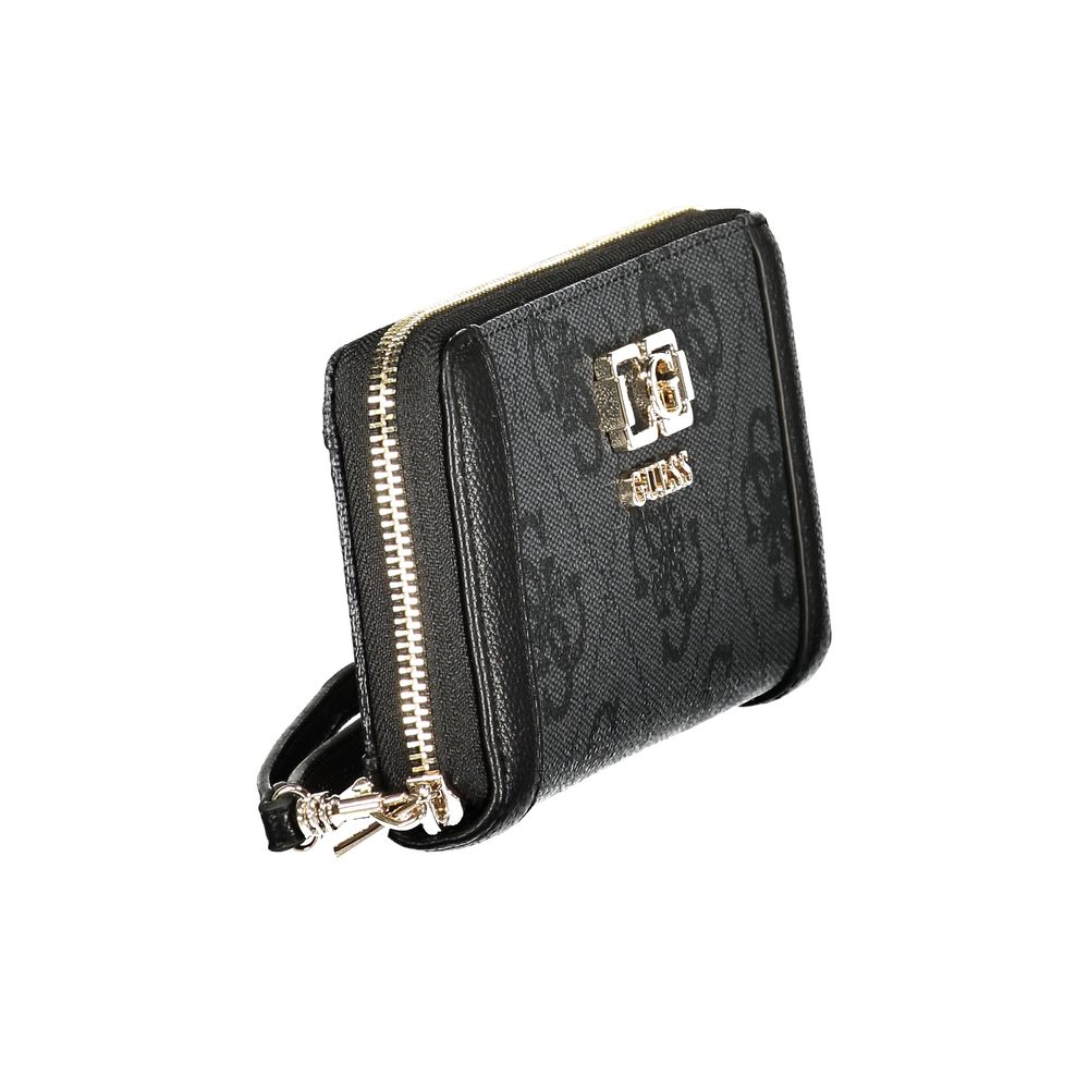 Guess Jeans Black Polyurethane Women Wallet