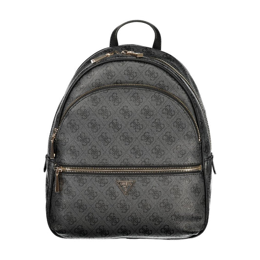 Guess Jeans Black Polyurethane Women Backpack