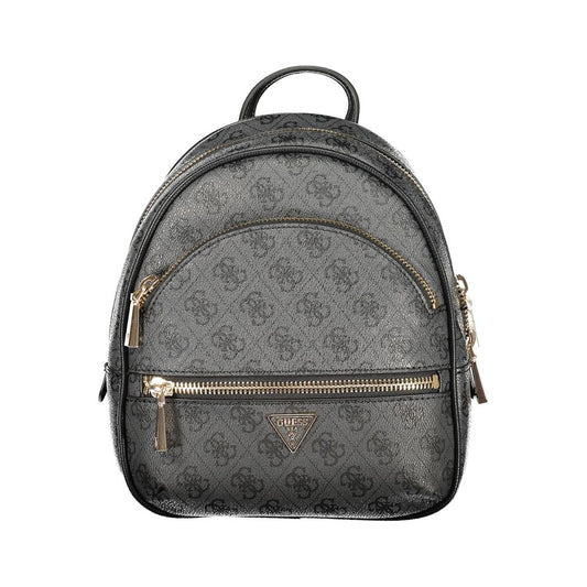 Guess Jeans Black Polyurethane Women Backpack