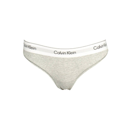 Calvin Klein Grigio Cotton Women Thong