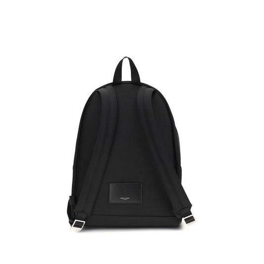 Saint Laurent Black Fabric Backpack