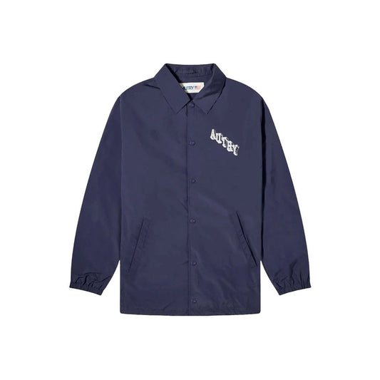 Autry Blue Polyester Shell Jacket