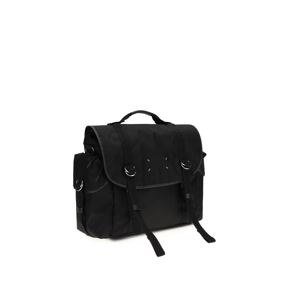 Margiela Black Calf Leather Bos Taurus Shoulder Bag
