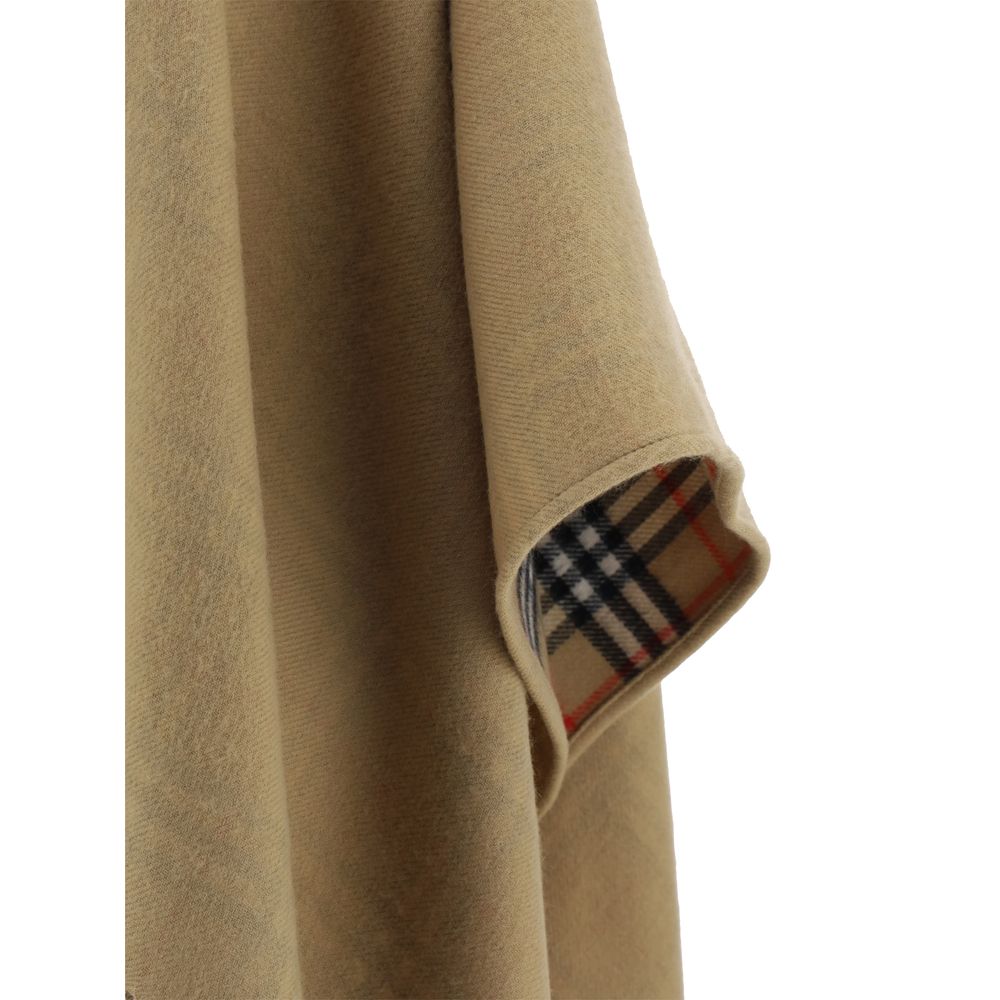 Burberry Brown Merino Wool Scarf