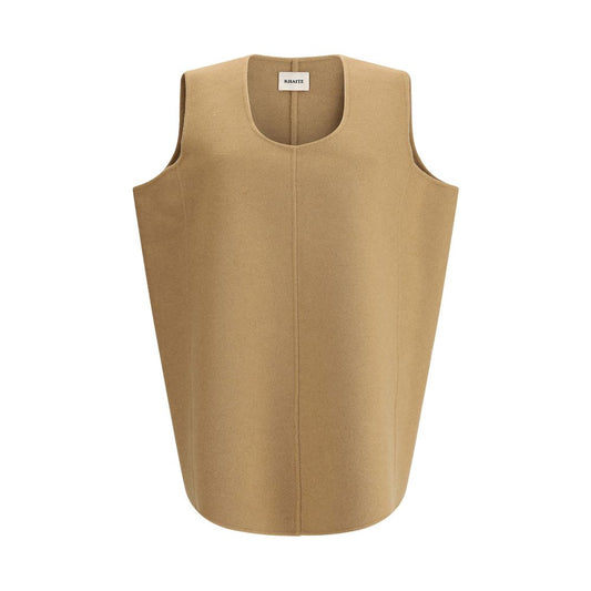 Khaite Beige Wool Casual Dress