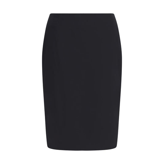 Saint Laurent Black Viscose Skirt